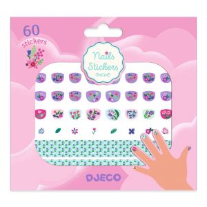 Djeco Stickers pour ongles : Petite fleur