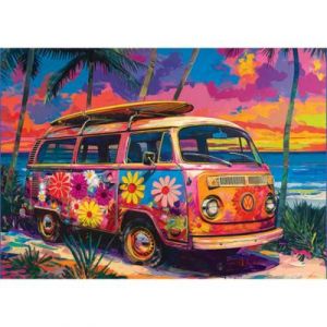 Eurographics Puzzle 500 pièces XL : VW Bayside par Shawna Stewart