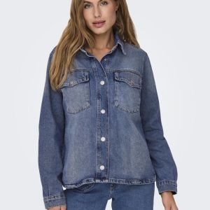 Only Chemise en jean femme Lella