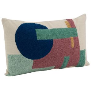 Aubry Gaspard Coussin en coton rectangulaire