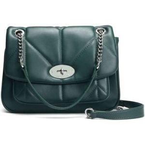 David Jones - Sac Bandoulière Matelassé Rabat Tourniquet Cuir PU Femme - Vert