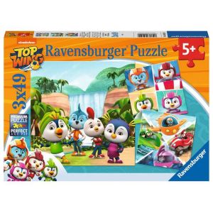 Image de Ravensburger Puzzles 3x49 pièces - emotions fortes en équipe / top wing