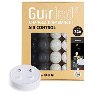 Minuit télécommandée Guirlande lumineuse boules coton led usb 32 boules - 32 boules