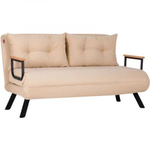 Canap&eacute; 2 Places Convertible En Tissu Sando