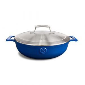 Casserole Saveur Voyage - Ø30 cm - Fonte - Sans PFAS - Induction - Classic Blue