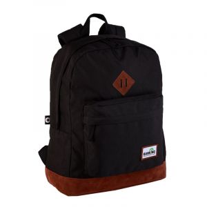 Dam Sac &agrave; dos americano ranking noir. Compartiment pour ordinateur portable.