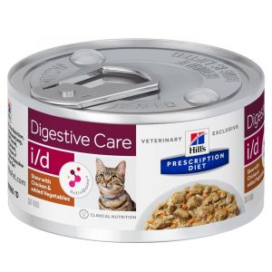 Image de Hill's I/d Digestive Care Mijoté poulet, légumes pour chat - 24 x 82 g