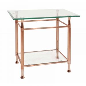 Table d'Ap 2 Niveaux "Hyva" 58cm Cuivre Prix