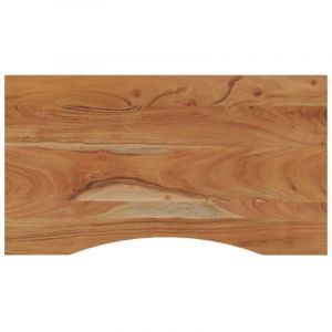 VidaXL Dessus De Bureau 80x50x2,5cm Rectangulaire Bois Massif D'acacia