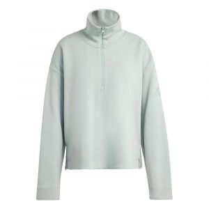 Adidas Veste de surv&ecirc;tement 1/4 zip femme Soft Lux