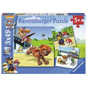 Ravensburger 9239 - Lot de 3 Puzzles - Pat Patrouille - 49 pièces