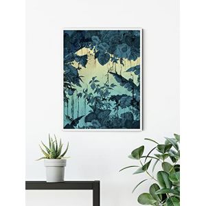 Komar Affiche d'art Mur en Ruine - Taille: 30 x 40 cm - coloré