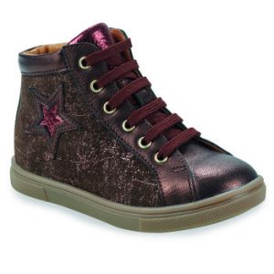 GBB Baskets montantes enfant TADEA Marron - Taille 28,29,30,31,32,33,34