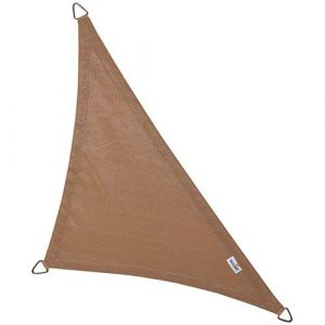 Image de Nesling Voile d'ombrage triangulaire Coolfit sable 4 x 4 x 5,7 m