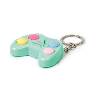 Legami Jeu de M&eacute;moire Lumineux et Sonore, S&eacute;quence de Couleurs &agrave; Stocker et &agrave; r&eacute;p&eacute;ter, avec Anneau Porte-cl&eacute;, Batteries incluses, 15 Niveaux, 4,5 x 1,5 cm, Vert, MMK0001