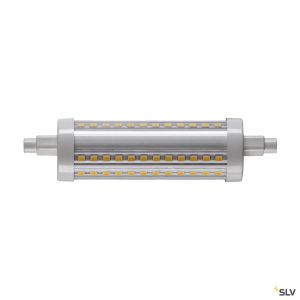 SLV Source led QT-DE12, R7s 118mm, gris, 15W, 3000K, variable (1005288)