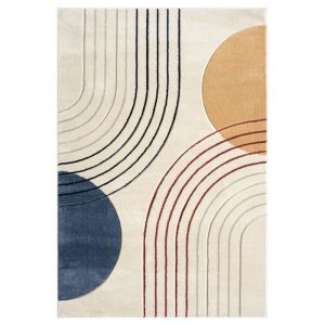 Trendy Kiddy Tapis Bohème Chic Crème et Multicolore 160x230cm