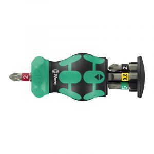 Wera Tom Pouce avec magasin Kraftform Kompakt RA 2, 6 pièces - 05008892001