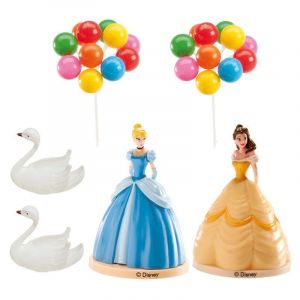 Dekora Kit cake toppers en plastique Princesse Disney 8,5 cm Taille Unique