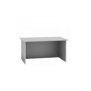 Atlas - Bureau d'ordinateur - 120x74x60cm - Bureau contemporain large plateau - Mobilier de bureau télétravail Blanc