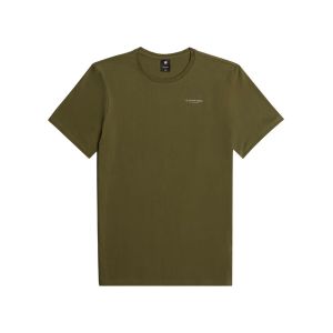 G-Star Raw Homme T-Shirt Slim Base, Vert (dark olive D19070-C723-C744), S