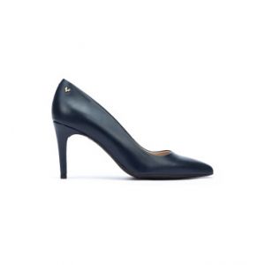 Image de Martinelli pour femme. Thelma chaussures en cuir marine -Hauteur du ta