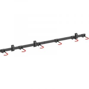 wiltec Range-vélo mural pliable pour 6 bicyclettes – 1604 x 180 x 105 mm – Capacité totale 150 kg – Largeur de roue max. 90 mm – en Acier et