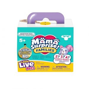 Peluche interactive Little Live Pets Pack d’adoption Mama Surprise Families Modèle aléatoire