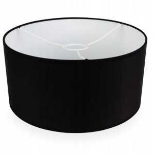 Abat-Jour Pour Lampadaire Suspendu Noir 40 Cm