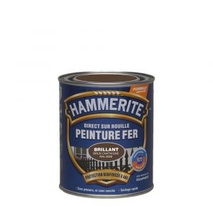 Hammerite Peinture fer Direct sur Rouille Brillant Brun Chataigne 0,75