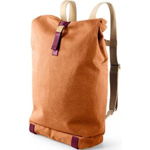 Image de Brooks Sac à dos 26L Pickwick Day Pack - Taille L - Brun Bec d'oie - Sac à Dos Brun / orange - Coton - Compartiment principal spacieux adapté pour un 4 dossiers.