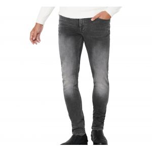 Only & Sons ONSLOOM Slim Zip Sweat Grey St 7103 Noos Jeans, Gris Denim, 30W x 34L Homme