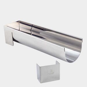 De Buyer Moule gouttière ronde inox démontable à bûches, terrines ou gâtea...