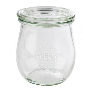 APS Bocal Weck avec couvercle, forme tulipe, 220 ml, set x12