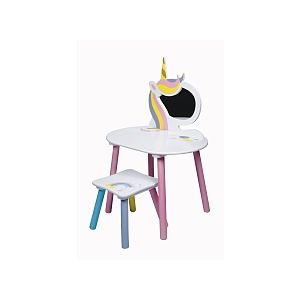 Global Industry Coiffeuse + Tabouret - Licorne
