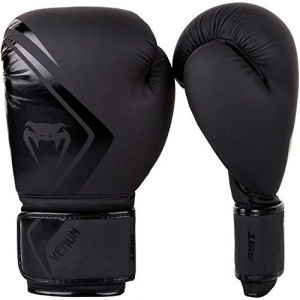 Venum Contender 2.0 Gants de Boxe Mixte Adulte, Noir, 10 oz