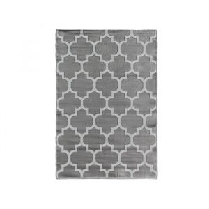 Image de Nazar Tapis d'extérieur résistant aux UV - Gris et anthracite - 120 x 160 cm