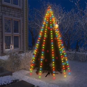 VidaXL Guirlande lumineuse d'arbre de Noël 250 LED colorées 250 cm