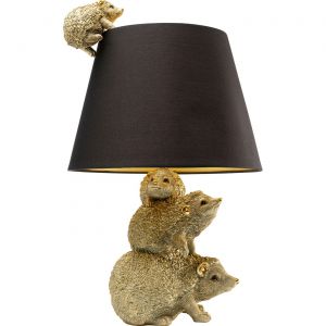Kare Design Lampe h&eacute;rissons dor&eacute;s