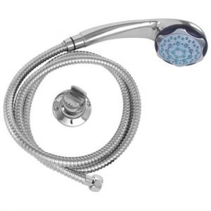 Pommeau de douche ROUSSEAU Combiné Fle ible 5 JETS HEKO chromé
