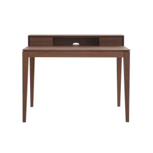 Miliboo Bureau design avec rangement bois noyer SEKRET