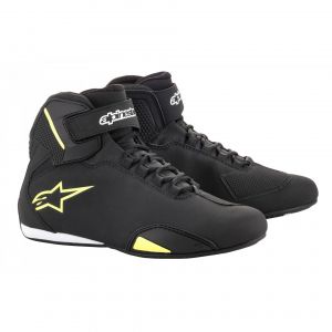 Alpinestars Chaussures moto Sektor noir/jaune fluo - US-10.5
