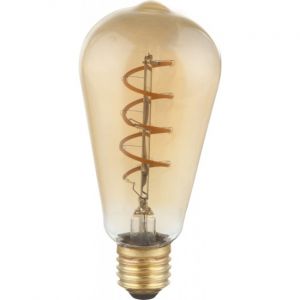 Globo Lampe VINTAGE LED 4 W E27 Ampoule en verre Edison FILAMENT DIMMABLE 200 lumens 11405F