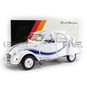 Voiture Miniature de Collection Z MODELS 1/12 CITROEN 2CV France 3 1982 White / Blue ZMD1200104