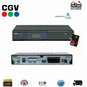 Image de Cgv Recepteur Tnt Hd Premio Sat Hd W5 (Astra 19 2°) + Carte Tntsat