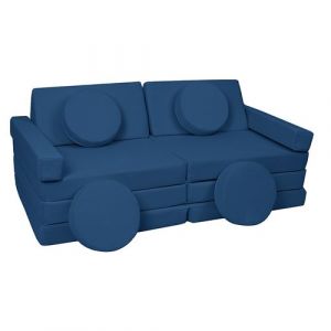 Canapé modulable enfants bleu marine