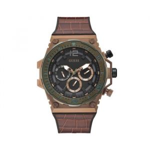 Guess Montre - Gw0326g2 - Analogique - Cuir - Marron
