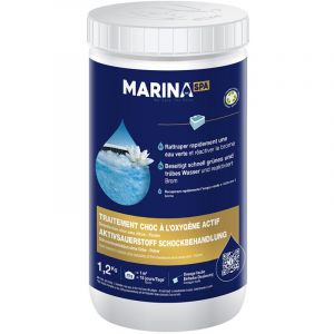 Marina Choc &agrave; l'oxyg&egrave;ne actif sans chlore pour spa 1,20 kg Spa