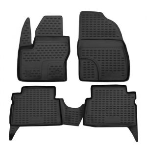Tapis de sol - Exclusive - Ford C-Max 2012-2019 - Caoutchouc - 4 pièces - Toutes saisons