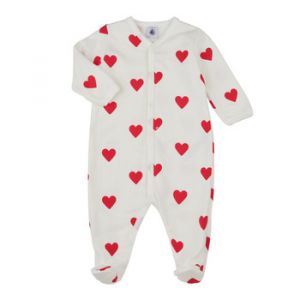 Petit Bateau Pyjamas / Chemises de nuit MESCOEURS Blanc - Taille 3 mois,6 mois,12 mois,18 mois,1 mois,24 mois